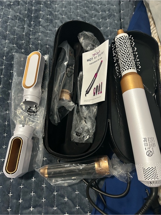 5-in-1 Hair Dryer Brush System High- Speed Air Brush,Curling Wrap, Curling Iron main image 4